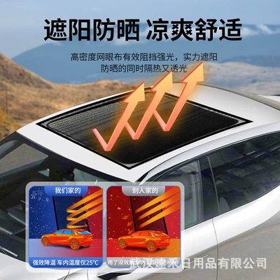 Net, Magnetic Suction Sunroof Mosquito: Automobile anti-insect net