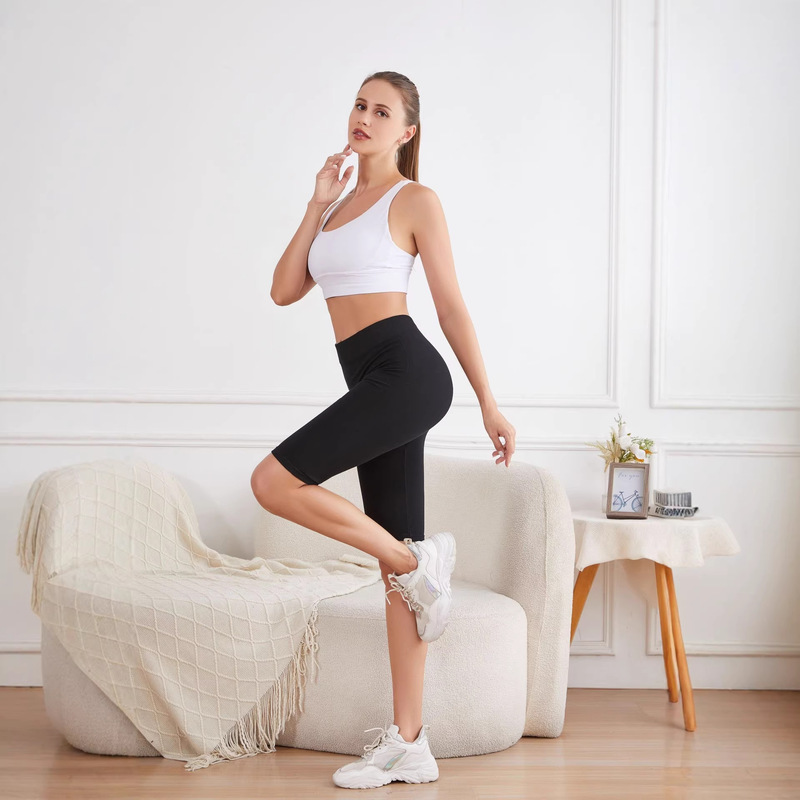 Summer Sports Fitness Shorts Peach Butt Lift Five-Point Pants Women's High-Waisted Elastic Tight Pants Yoga Quick-Dry Summer Sports Fitness Shorts Peach Butt Lift Five-Point Pants Women's High-Waisted Elastic Tight Pants Yoga Quick-Dry