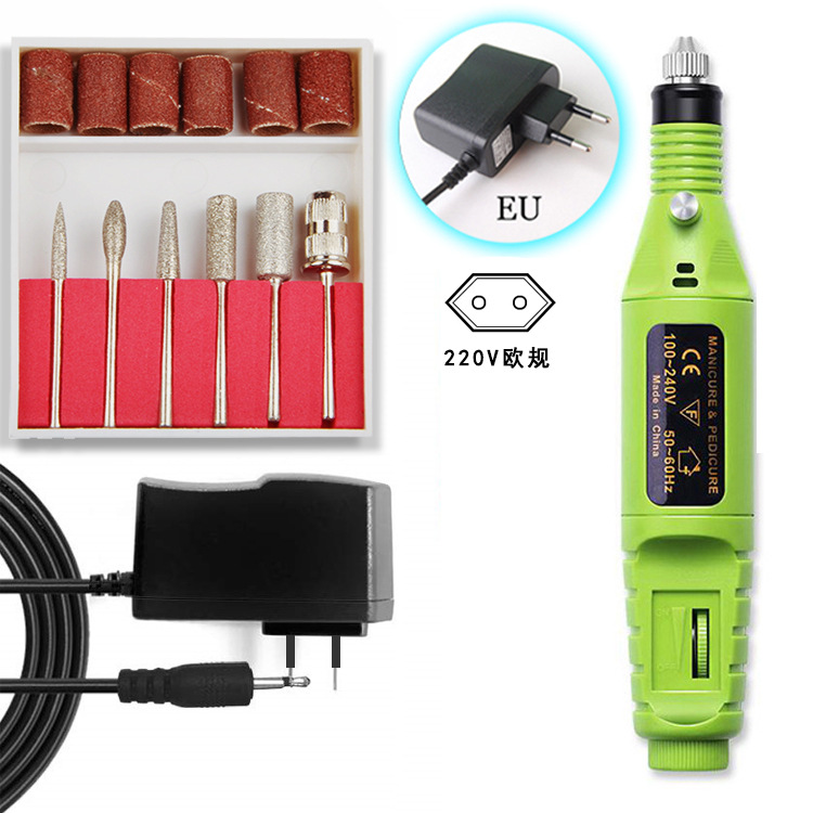 Deseo transfronterizo Amazon uñas máquina de pulir removedor de uñas máquina de esmalte de uñas traje de uñas pluma pulido