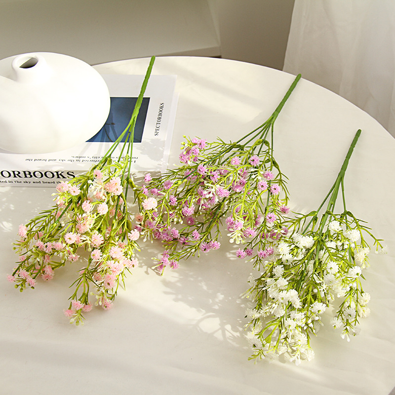 sensación de buquete de flores de estrellas decoración decoración de sala de estar flores de plástico al aire libre simulación de flores de flores accesorios de fotografía de boda