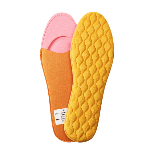 Winter constant temperature self-heating mother-in-law warm baby insoles antibacterial, deodorant, sweat-absorbent, breathable and soft massage insoles wholesale