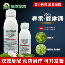 36%春雷霉素喹啉铜农用杀菌剂细菌性角斑病农药春雷毒素喹林酮