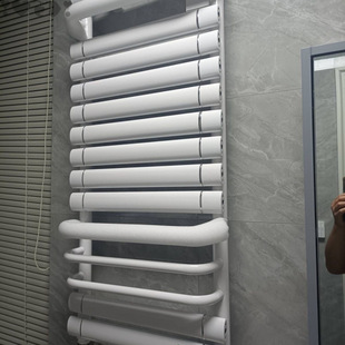 Household Radiator Copper-Aluminum Composite Water Heating Radiator Towel Rack Small Basket Bathroom Wall-Mounted Bathroom Direct Sale