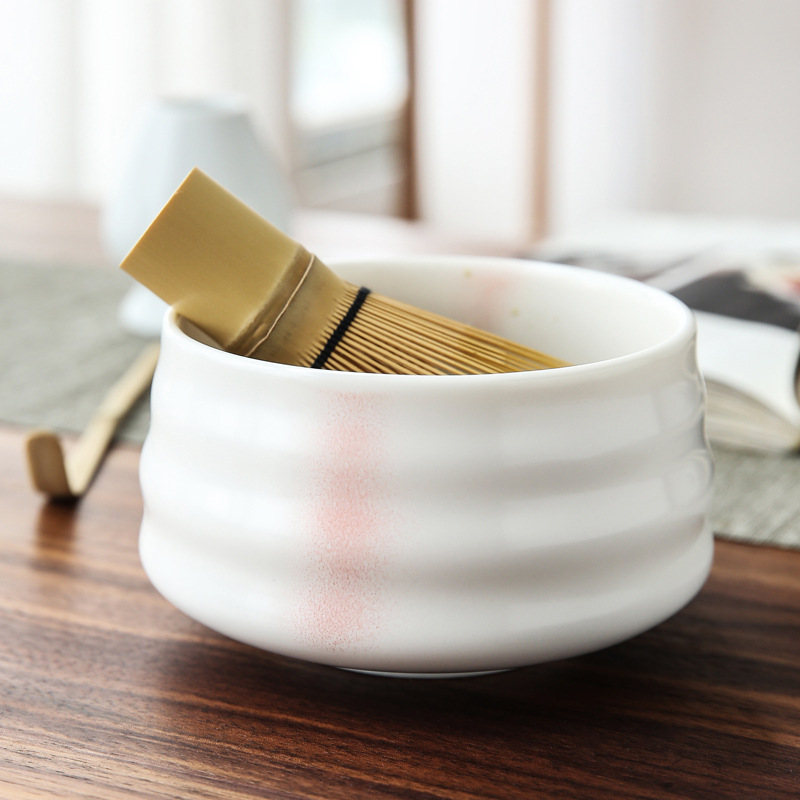 即圆抹茶碗陶瓷茶具配件茶筅立套组日式茶道宋代点茶艺工具沙拉碗