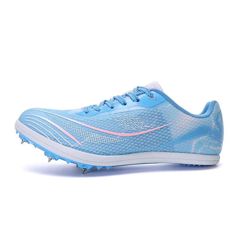 2025 nuevos zapatos de atletismo transfronterizos zapatos de entrenamiento juveniles hombres y mujeres corriendo un fabricante de uñas deportivas