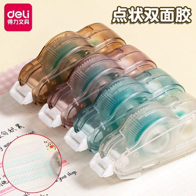 Гастрономический клей в горошек для студентов используют креативный справочник, двусторонняя лента в форме точек 6 мм * 12m сменная лента большой емкости