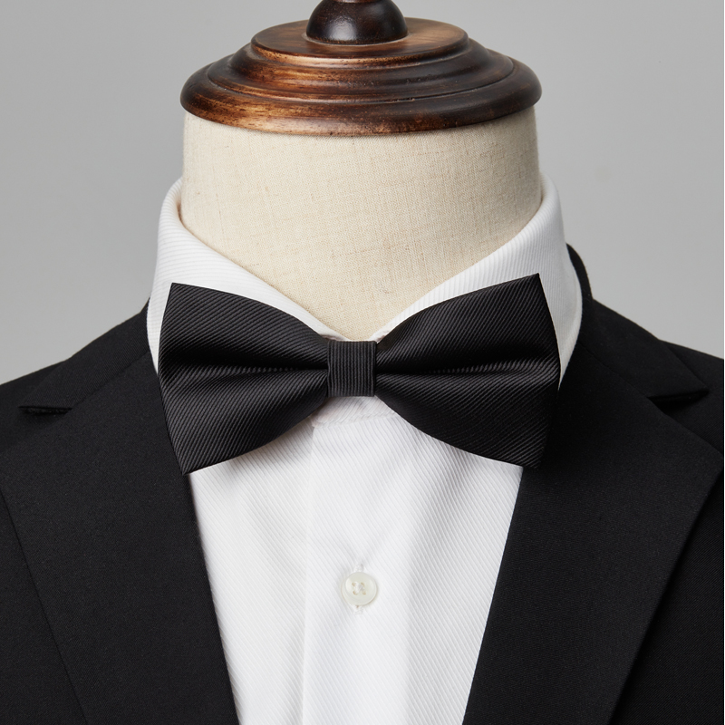 블랙 다크 패턴 나비 넥타이