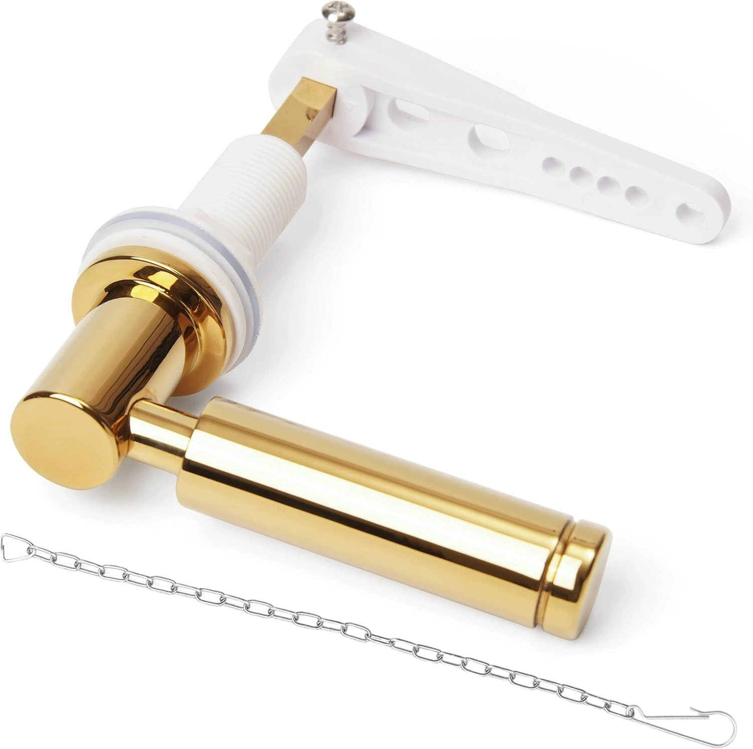 Toilet, wrench, metal golden water, accessories