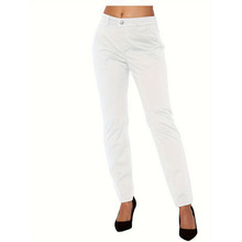 Q 30937 Solid Slim Ankle-length Pants ��ɫ����С�ſ�����ͨ��