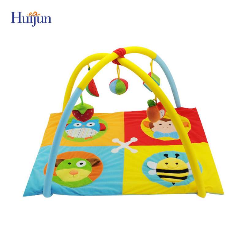 Super Soft Baby Children's Activity Carpet Reptile Mat Animal World Plush Toy Removable Game Mat