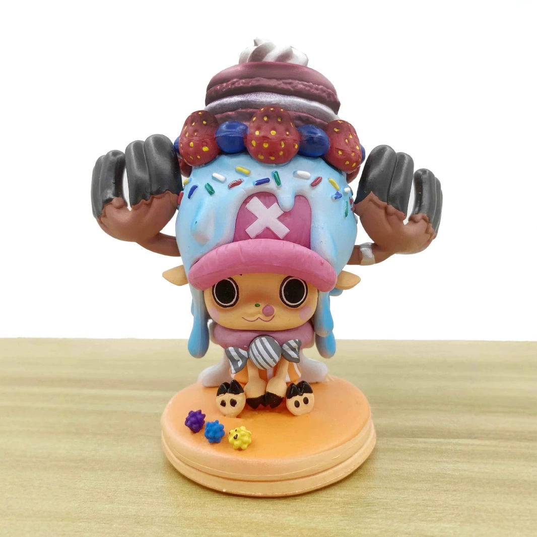 One Piece POP 15-я годовщина Candy Chopper Cookies Dessert 129-е поколение Dessert Chopper упакованные украшения Оптовая фигура
