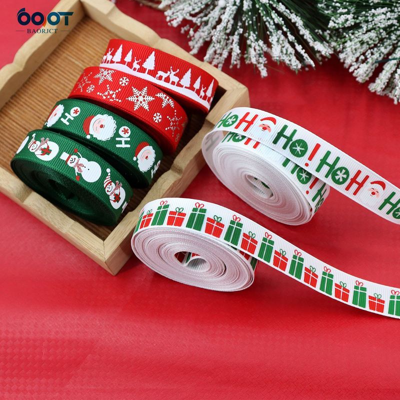 16mmクリスマスリボンクリスマスツリーちょう结び装饰リボンギフト包装クリスマスシーンリボンパーティーカラフル|undefined