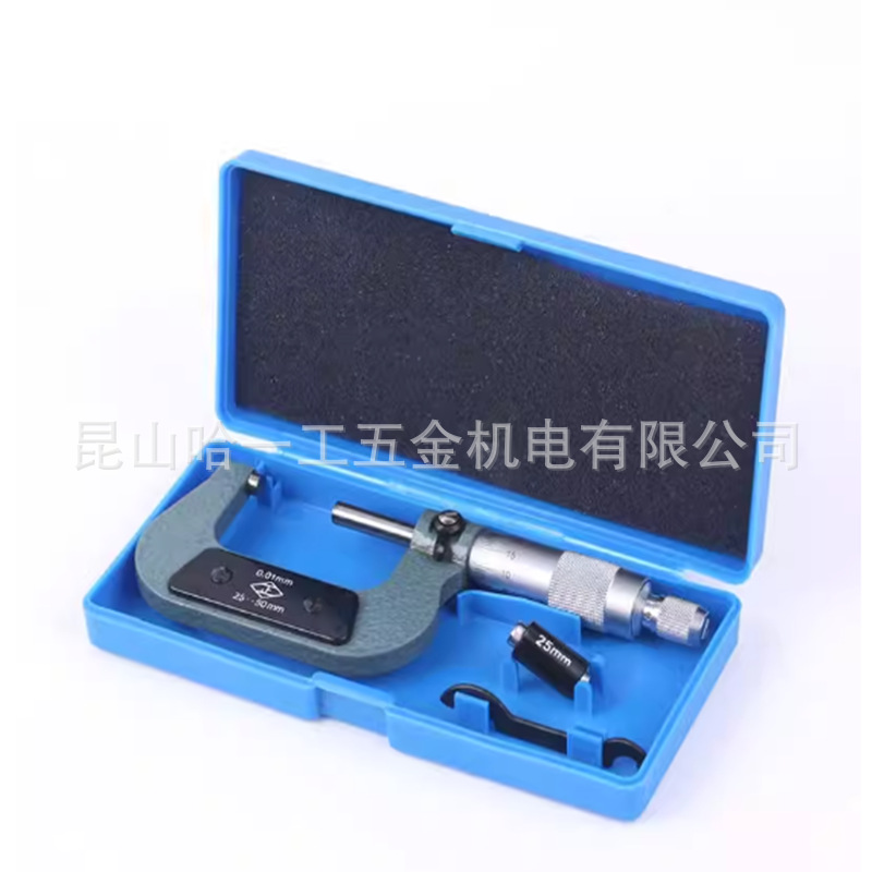 外径千分尺-25-50-75-100-125-150mm螺旋测微仪测微尺测微器