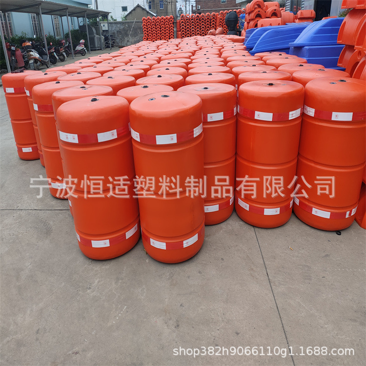 恒适厂家直销一体式拦污浮体600*1000拦污浮筒河道拦水草垃圾浮筒