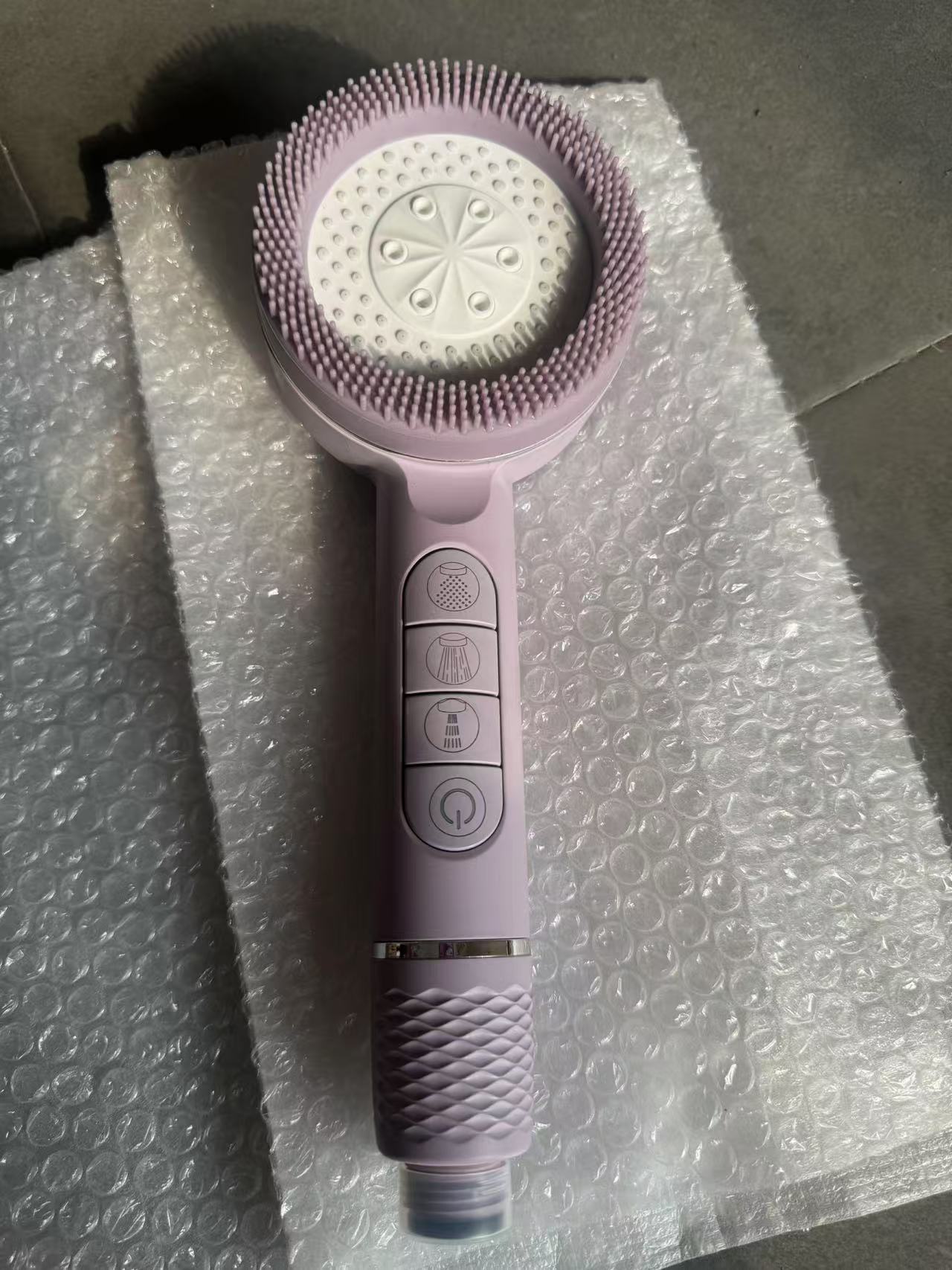 Piano key brush massage spray gun shower pressurized showerhead household shower handheld showerhead shower set undefined
