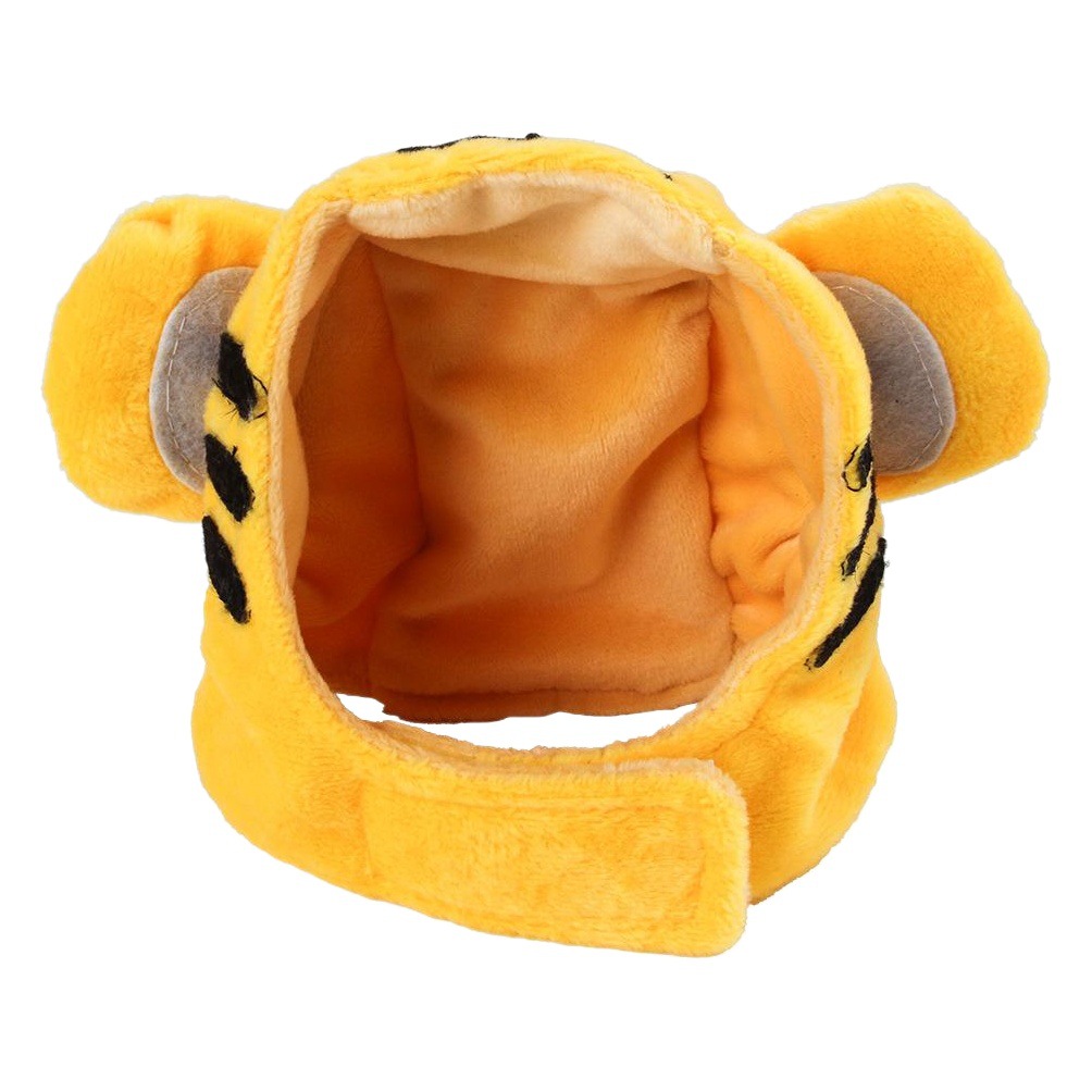 Resumen mascota tocado lindo perro Teddy vestir girasol mascota tocado peluca gato sombrero de Halloween