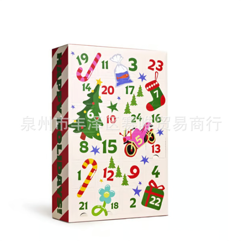 24 Days Socks Advent Calendar Gift Set24天袜子降临日历礼品集|undefined