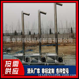 尿素螺旋上料机图片 不锈钢螺旋机 不锈钢圆筒蛟龙提升机