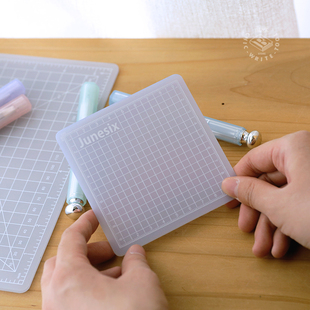 Translucent High-Value Cutting Mat, Handbook Tape Rubber Stamp, Handmade DIY Carving Board, Handbook Tool