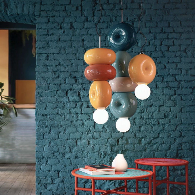 Simple Nordic Ceramic Bedside Pendant Light, Unique Dining Room Corridor Designer New Model Bedroom Art Retro Lighting