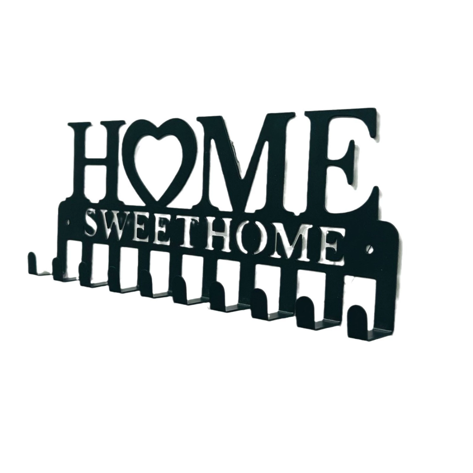 Кросс -бордер HOME ключ Висит на стене стенд из металлического искусства украшение крюк Ключница плащ и крыльцо