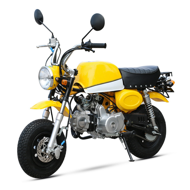Mini Monkey retro motorcycle, petrol-powered two-wheeled scooter for commuting
