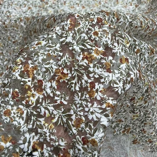 数码印花小雏菊蕾丝花边童装连衣裙服装设计师面料fashion fabric