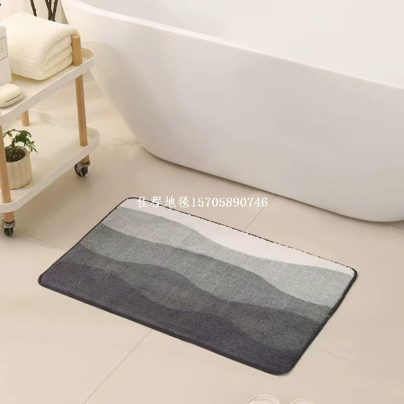 Североамериканские модные простые высококачественные напольные коврики и ковры из микрофибры с принтом, прикроватные нескользящие коврики для ванной комнаты, оптовая продажа