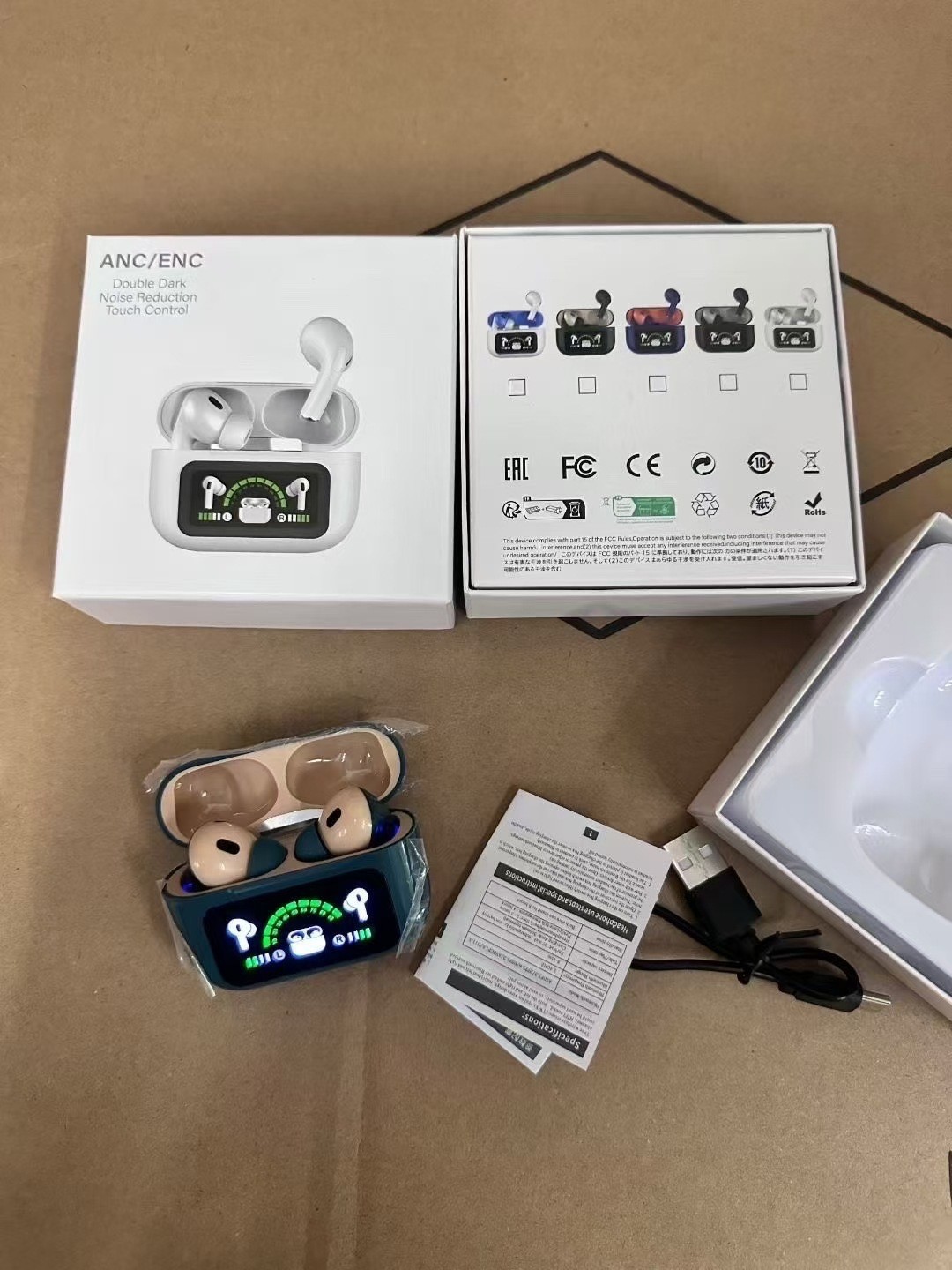 Auriculares Bluetooth para juegos de F9-5C de modelo privado transfronterizo M10 M90 YD03 Auriculares Bluetooth inalámbricos en la oreja TWS Factory