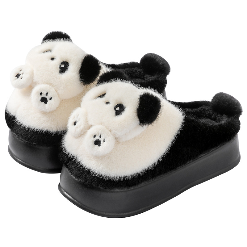 Zapatillas de algodón de invierno para mujeres calentamiento interior, zapatos de algodón para parejas, zapatillas de algodón antideslizantes para hombres
