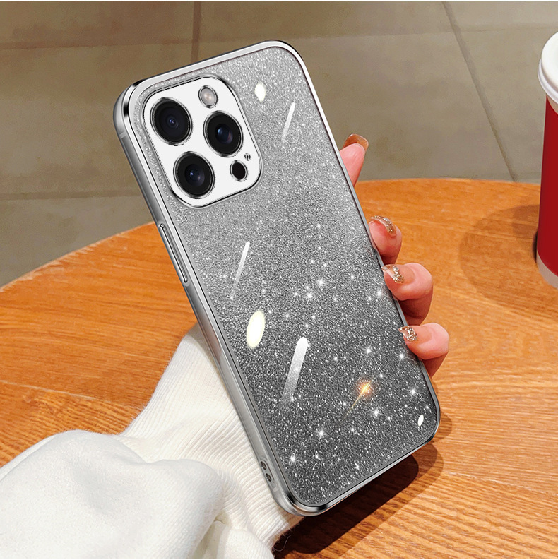 跨境适用红米A5手机壳电镀闪粉小米POCO F7Ultra软红米note14pro+|undefined