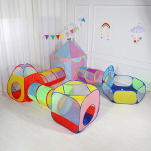 儿童帐篷室内创意隧道安全玩耍宝宝城堡海洋球池可折叠七件套