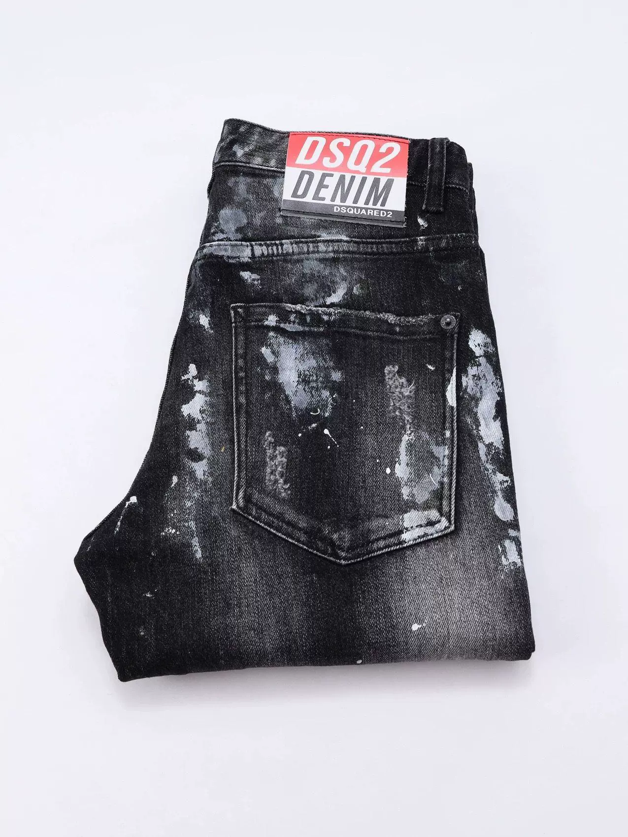 2025 весна-лето новый стиль с дырками и маленькими ногами, slim fit мужские дырки, трендовый ночной клуб, гонконгский стиль попрошаек-колготки, высокое качество D2 мужские штаны