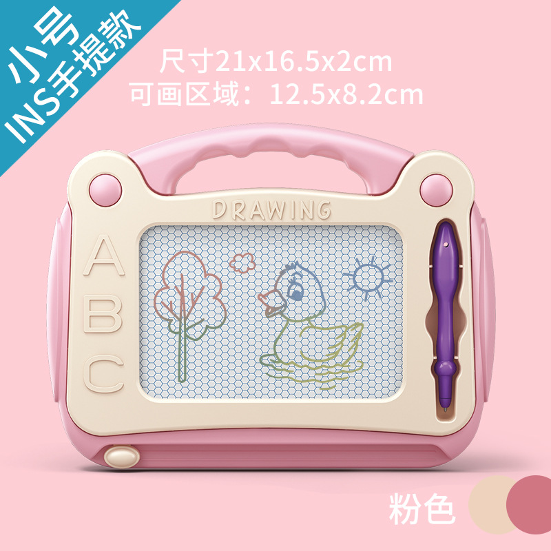 Tablero de dibujo para niños Mesa de tablero de dibujo de pintura de bebé magnético Tablero de escritura de color para bebés Tablero de graffiti magnético Limpiable para el hogar al por mayor