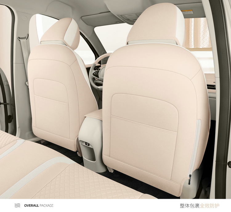 24 Euler Good Cat Seat Cover All-inclusive Autumn and Winter Four Seasons Fabric Linen Seat Cover Interior Modification Special Car Cushion