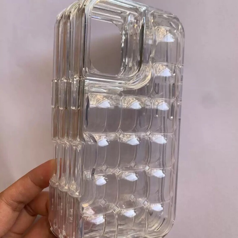 New New Ice Cube Mobile Phone Case 13 14Pro Apple 15 Protective Cover Shaker Mobile Phone Case Stereo Transparent New New Ice Cube Mobile Phone Case 13 14Pro Apple 15 Protective Cover Shaker Mobile Phone Case Stereo Transparent
