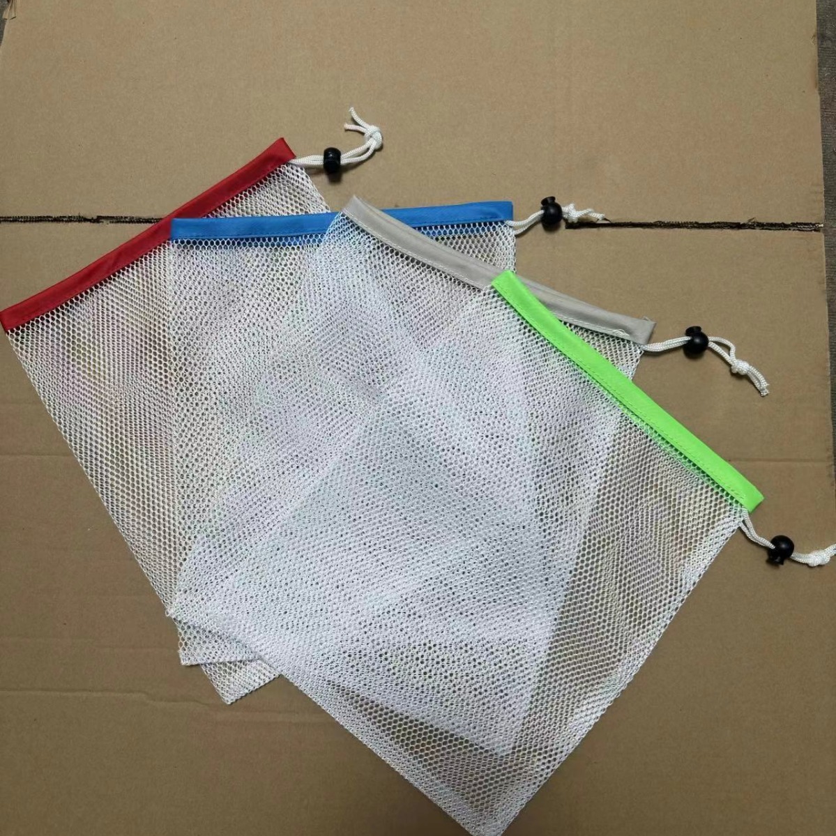 宝宝玩具收纳袋儿童积木拼图海洋球快速整理透气可视抽绳束口袋