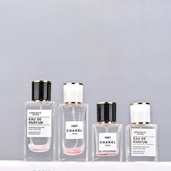 F094E 卸売 30 ミリリットル正方形香水瓶ポータブル 50 ミリリットル香水瓶空ボトルプッシュ式