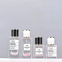 Оптовая продажа 30ML квартет парфюмерная бутылка Портативный 50 мл стеклянный спрей флакон духов пустая бутылка с прессовкой