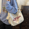 Japanese shopping bag, one-shoulder bag, wholesale, with embroidery
