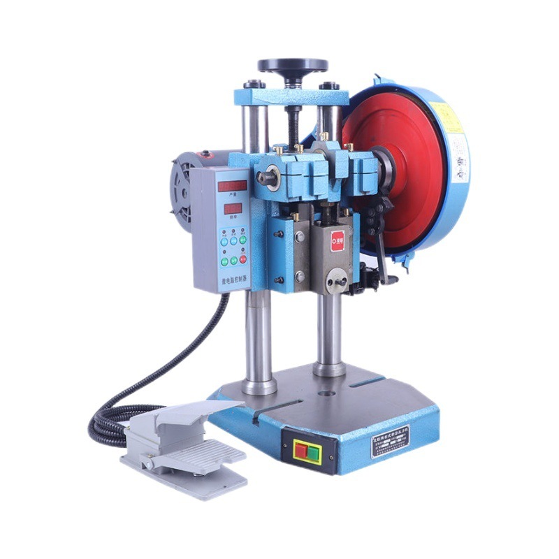 1吨2吨台式冲床小型桌上双柱电动压力机脚踏冲