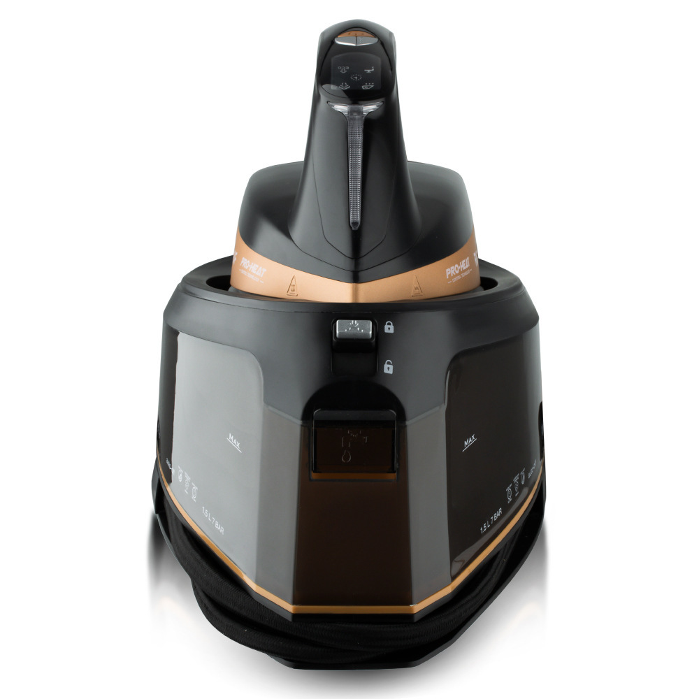 Estándar europeo estándar británico transfronterizo vapor hierro eléctrico tipo botella colgante tienda de ropa doméstica máquina de plancha de calor eléctrico de alta potencia