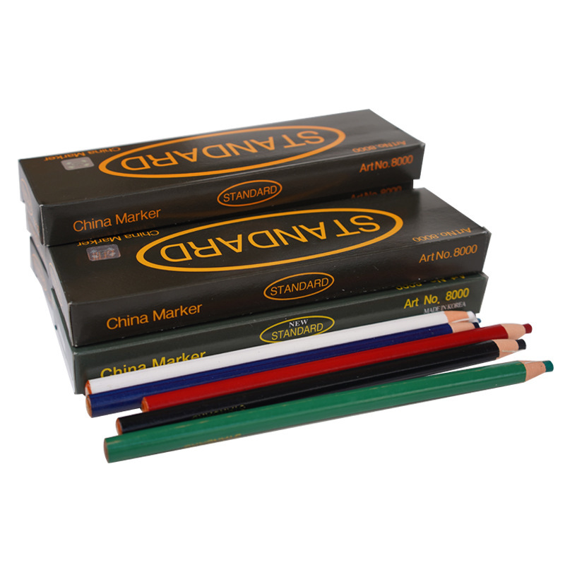 Original Genuine Korean Pullline Tear Paper Crayon STANDARD Pullline Pen 8000 Glass Pen Leather Factory Pen