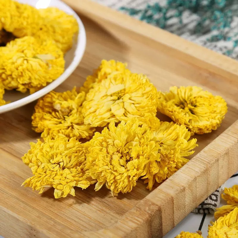 Wuyuan Imperial Chrysanthemum Tea Huang Ju 500g Dried Golden Chrysanthemum Flowers for Brewing and Daily Herbal Tea quality and texture