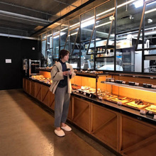 2025韩版秋冬混色米杏色双面手工羊毛呢子短款连帽大衣外套