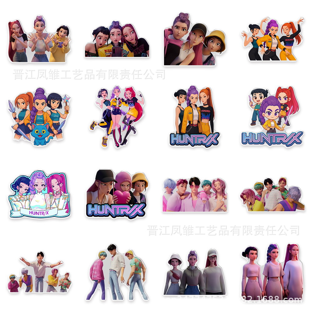 Hunter Witch Group Shoes Flower Acrylic Croc Shoes Accessories K-Pop Detachable DIY Shoe Buckle Accessories Cross-Border Amazon