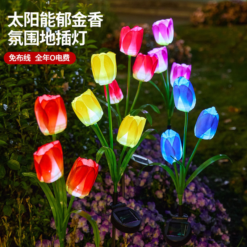 3 tulipanes - Rosa