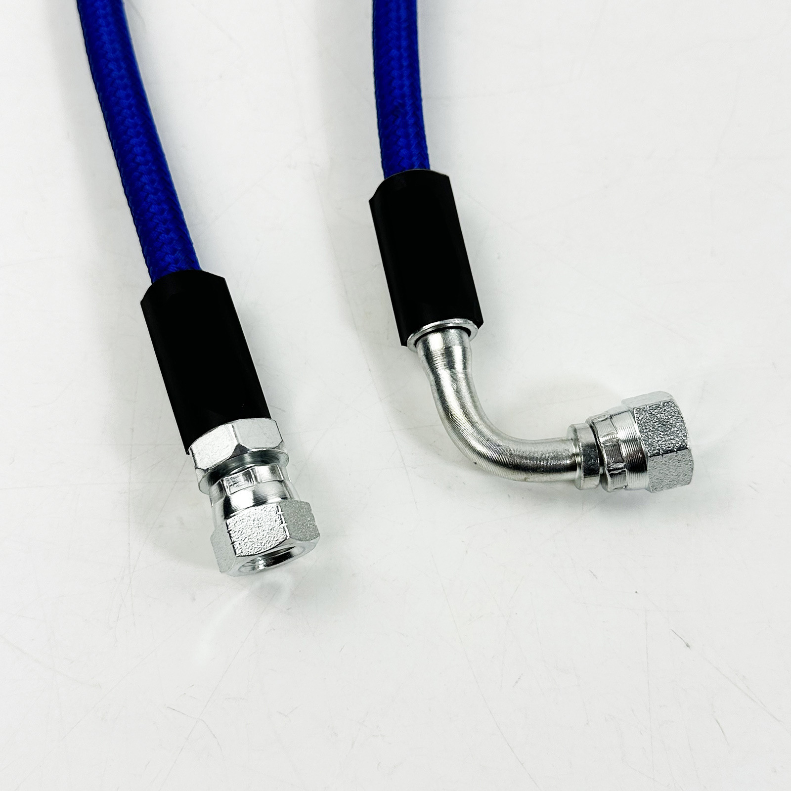 Engine Oil Pipe 30– 500cm An4Ptfe Silver Stainless Steel Braided Oil Pipe with High Temperature Resistance