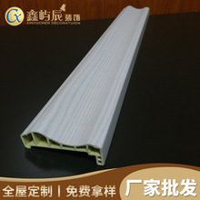 现货供应70门墙面装修装饰门套线欧式竹木纤维集成墙板护墙板线条