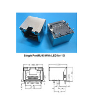 Single Port RJ45 With LED for 1G RJ45KM˲